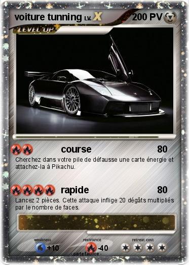Pokemon voiture tunning