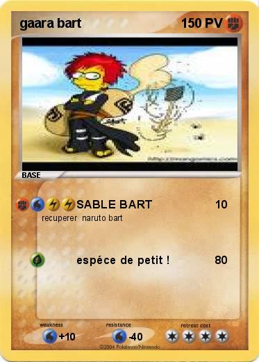 Pokemon gaara bart