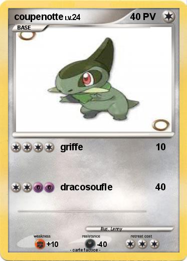 Pokemon coupenotte