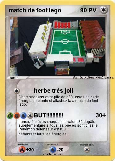 Pokemon match de foot lego