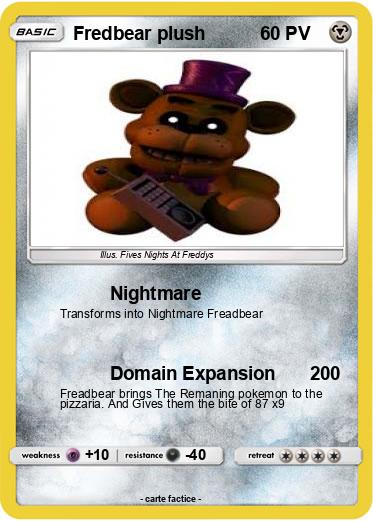 Pokemon Fredbear plush