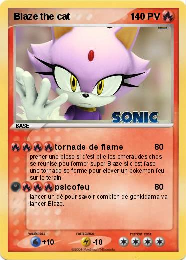 Pokemon Blaze the cat