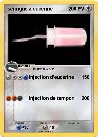 Pokemon seringue a eucérine