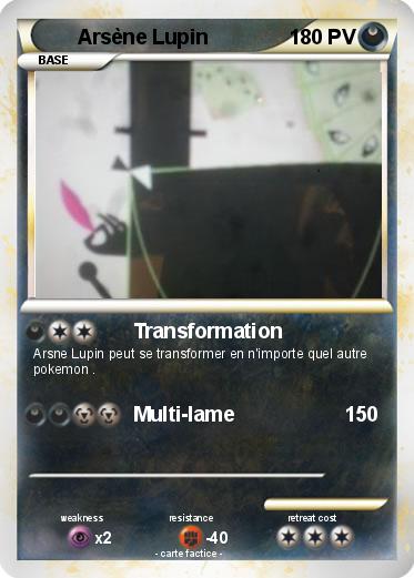Pokemon Arsène Lupin