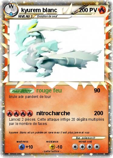Pokemon kyurem blanc