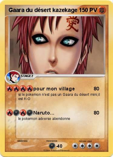 Pokemon Gaara du désert kazekage