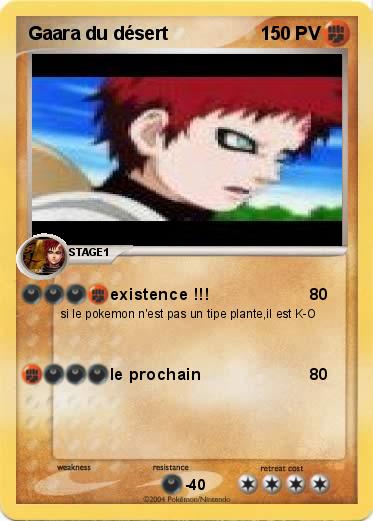 Pokemon Gaara du désert 