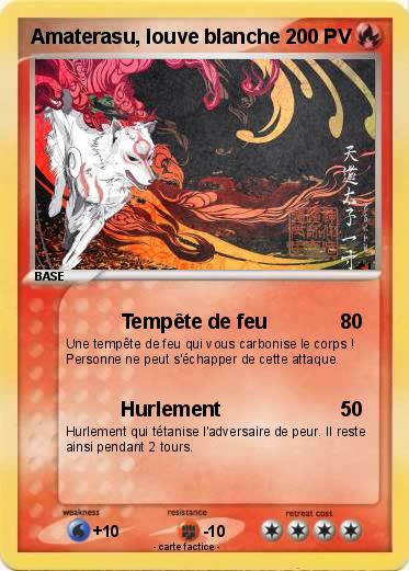 Pokemon Amaterasu, louve blanche