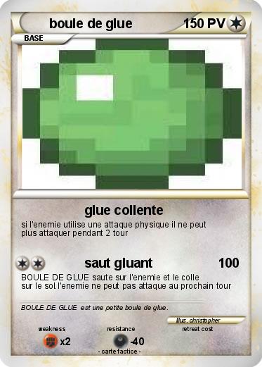 Pokemon boule de glue
