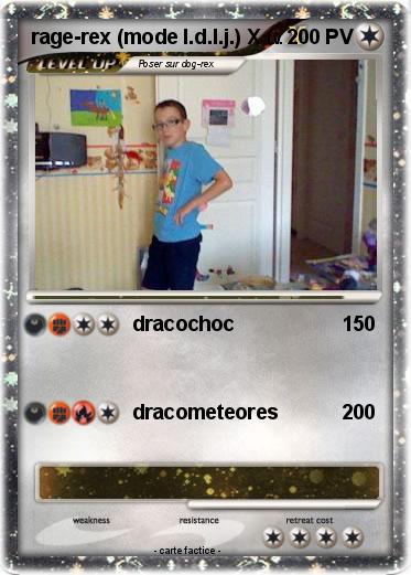 Pokemon rage-rex (mode l.d.l.j.) X