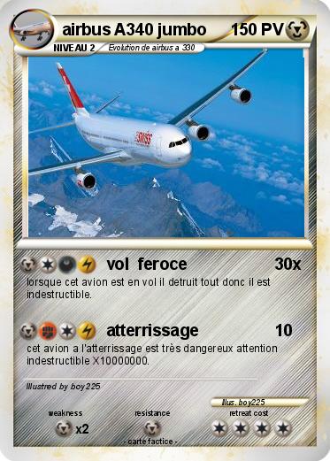 Pokemon airbus A340 jumbo