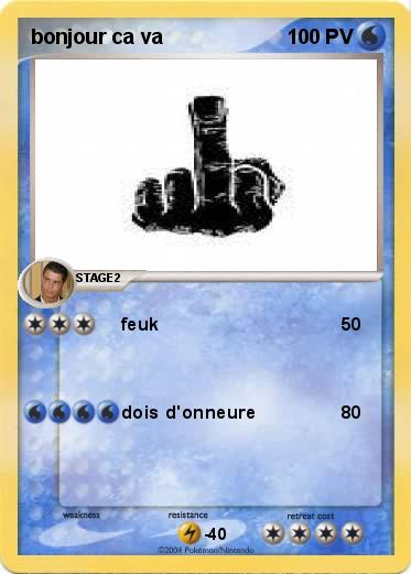 Pokemon bonjour ca va
