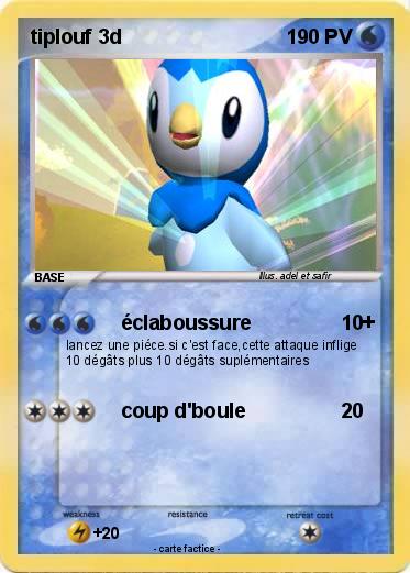 Pokemon tiplouf 3d