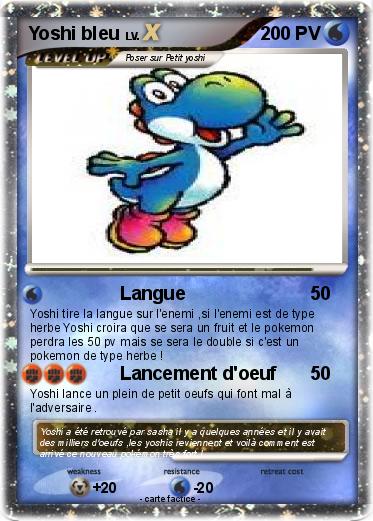 Pokemon Yoshi bleu