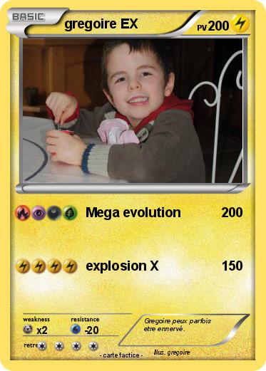 Pokemon gregoire EX