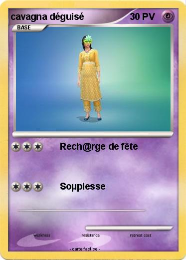 Pokemon cavagna déguisé