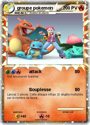Pokemon groupe pokemon