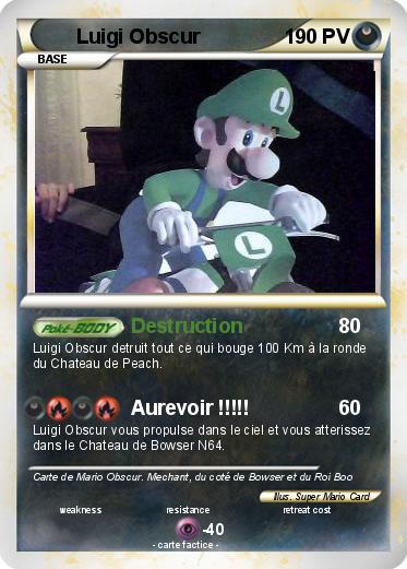 Pokemon Luigi Obscur