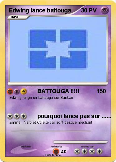 Pokemon Edwing lance battouga