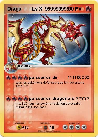 Pokemon Drago        Lv X  999999999