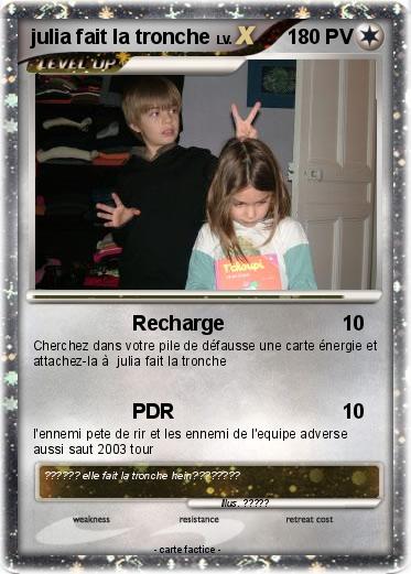 Pokemon julia fait la tronche