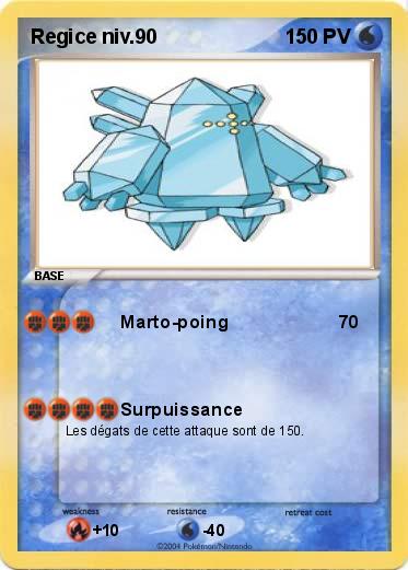 Pokemon Regice niv.90