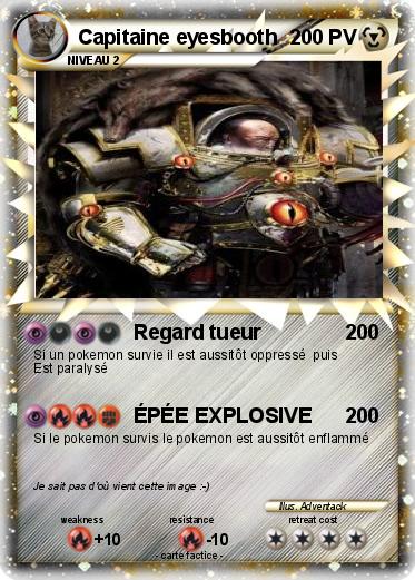 Pokemon Capitaine eyesbooth