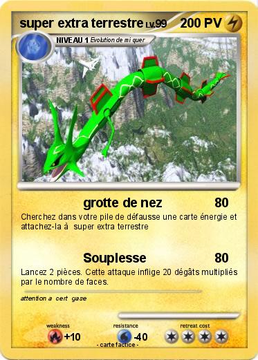 Pokemon super extra terrestre