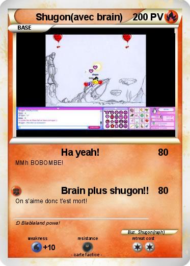 Pokemon Shugon(avec brain)