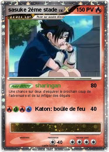 Pokemon sasuke 2ème stade
