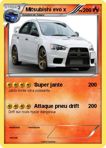 Pokemon Mitsubishi evo x