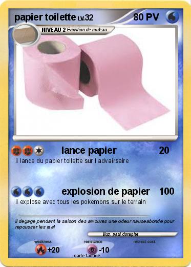 Pokemon papier toilette