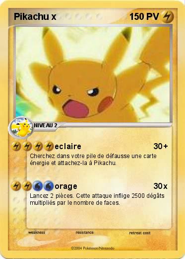 Pokemon Pikachu x