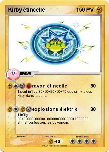 Pokemon Kirby étincelle