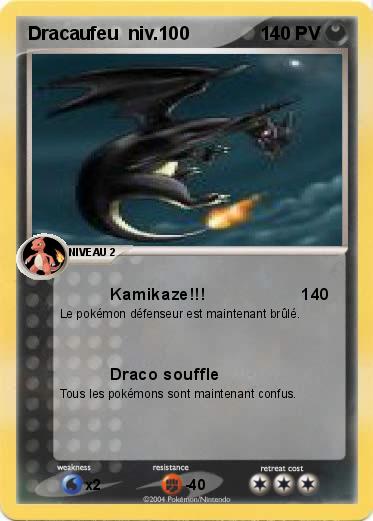 Pokemon Dracaufeu  niv.100