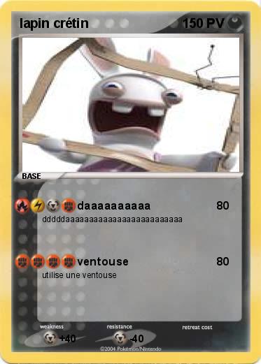 Pokemon lapin crétin