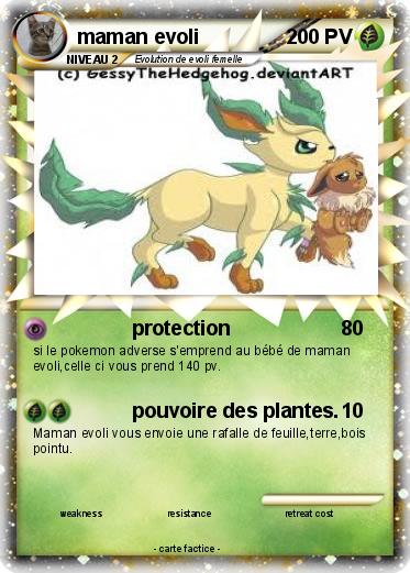 Pokemon maman evoli