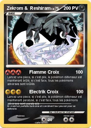 Pokemon Zekrom &  Reshiram