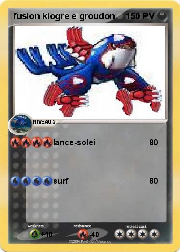 Pokemon fusion kiogre e groudon