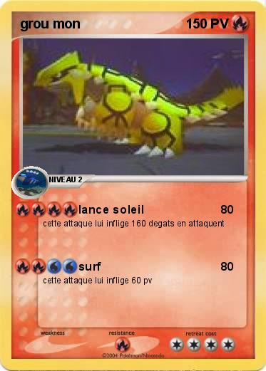 Pokemon grou mon