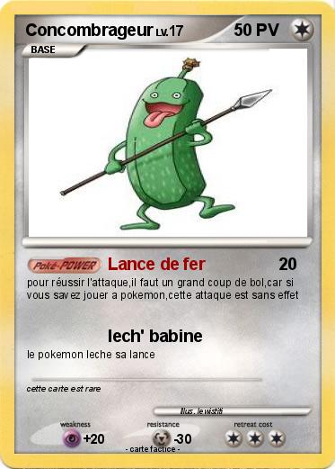 Pokemon Concombrageur