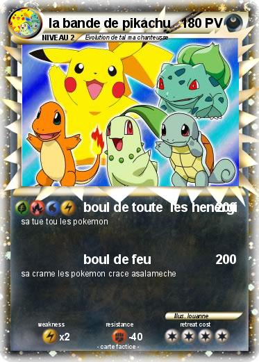 Pokemon la bande de pikachu
