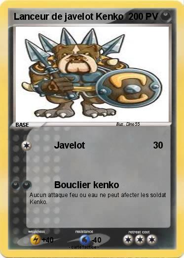 Pokemon Lanceur de javelot Kenko