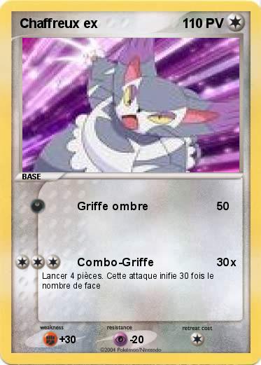 Pokemon Chaffreux ex