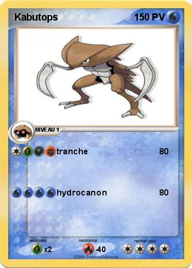 Pokemon Kabutops