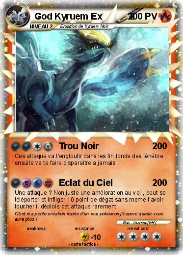 Pokemon God Kyruem Ex           2