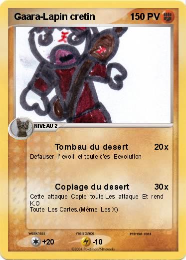 Pokemon Gaara-Lapin cretin