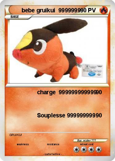 Pokemon bebe gruikui  9999999