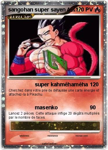 Pokemon sangohan super sayen 4