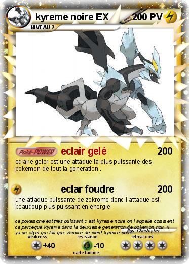 Pokemon kyreme noire EX